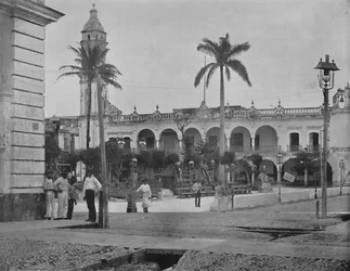 Gouverneurspalast, Vera Cruz, Mexiko, um 1897