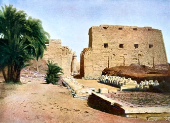 Großer Tempel von Amun-Re, Karnak, Luxor, Ägypten