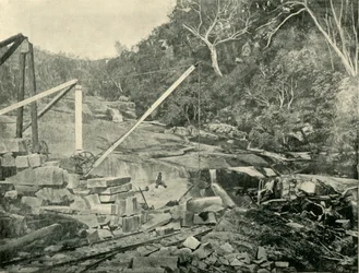 Granitsteinbrüche, Trawool, Victoria, 1901