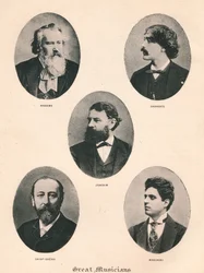 Große Musiker - Platte VII., 1895