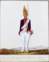 Grenadier des Regiments Zöge von Manteuffel, 1762