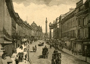 Grey Street, Newcastle-on-Tyne, ca. 1890