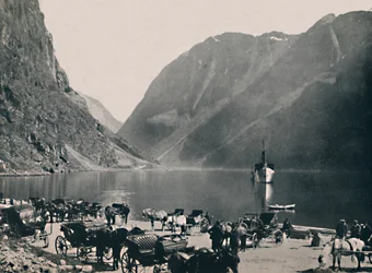 Gudvangen, Naeroyfjord, 1914
