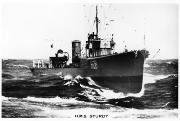 HMS Sturdy, S-Klasse Zerstörer, 1937