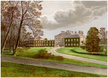Haddo House, Aberdeenshire, Heim des Earl of Aberdeen, um 1880