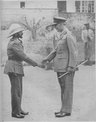 Haile Selassie und General Cunningham