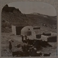 Gasthaus auf halbem Weg der Reise nach Jericho, ca. 1900