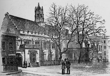 Halle und Bibliothek, Grays Inn, 1890