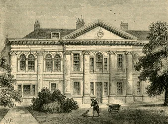 Halle der Zimmermannsgesellschaft, ca. 1872