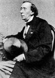 Hans Christian Andersen, dänischer Autor und Dichter, Mitte des 19. Jahrhunderts