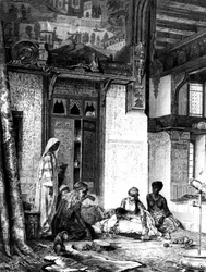 Harem in einem Kalifenpalast, 1880