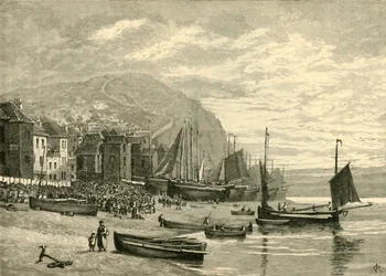 Hastings: Das Fischerviertel, 1898