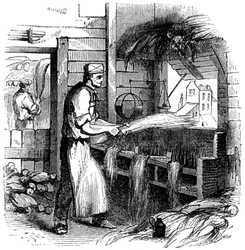 Hanf hecheln, 1866
