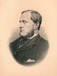 Henry Chaplin, 1. Viscount Chaplin 1840-1923, britischer Grundbesitzer, Rennpferdebesitzer, 1896