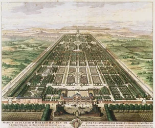 Herrenhausen: Schloss und Gärten, ca. 1745