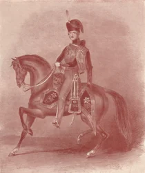 Seine Königliche Hoheit Prinz Albert, Oberst der 11. Husaren, 19. Jahrhundert, 1909
