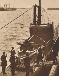 Besuch der Heimatflotte - König Edward besteigt das U-Boot Narwhal, 1936-1937
