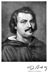 Honoré de Balzac 1799-1850, französischer Romanautor und Literaturkritiker