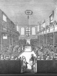 House of Commons zur Zeit von George II., 1845