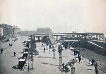 Hull - Der Pier und die Front, 1895