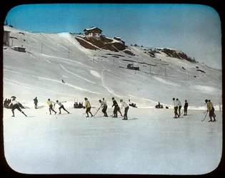Eishockey, St. Moritz, Schweiz
