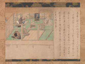 Illustrierte Biografie von Honen Shuikotokuden-e, ca. 1310-20