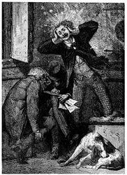 Illustration aus De la Terre à la Lune von Jules Verne, 1865