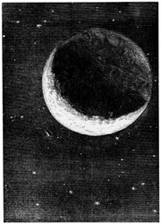 Illustration aus De la Terre à la Lune von Jules Verne, 1865