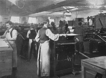 Im Maschinenraum, 1916