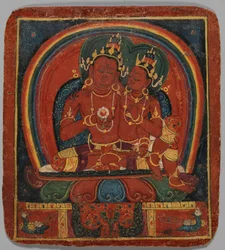 Initiationskarte Tsakalis: Amitabha, frühes 15. Jahrhundert