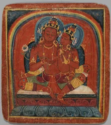 Initiationskarte Tsakalis: Chenresi Avalokiteshvara, frühes 15. Jahrhundert
