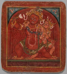 Einweihungskarte Tsakalis: Hayagriva, frühes 15. Jahrhundert