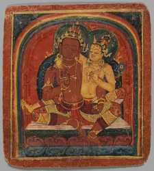 Initiationskarte Tsakalis: Nirvana Vishkambhin, frühes 15. Jahrhundert