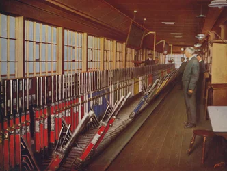 Im Stellwerk des Lokomotivhofs, York