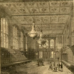 Innenraum der Merchant Taylors Hall, 1897