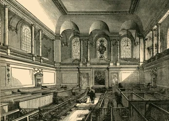 Innenraum der Kapelle des Findelhauses, um 1876