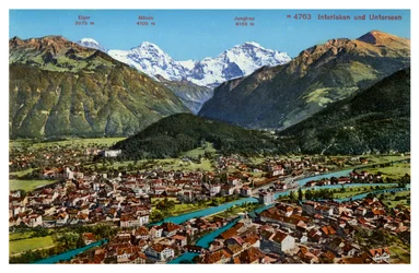 Interlaken, Schweiz, 20. Jahrhundert