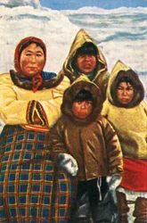 Inuit aus Labrador, Nordkanada, um 1928