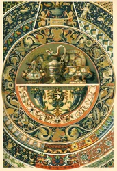 Italienische Renaissance bemalte Keramik, 1898
