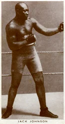Jack Johnson, amerikanischer Boxer, 1938