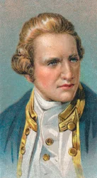 James Cook, englischer Entdecker, Navigator und Kartograf, 1775-1776, 1924