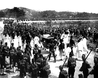Japanische Truppen, Korea, 1900