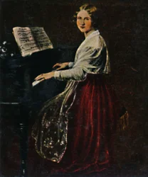 Jenny Lind 1820-1887 - Gemälde von Asher, 1934