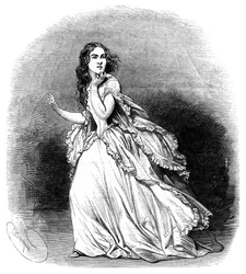 Jenny Lind, Sopranistin bekannt als die Schwedische Nachtigall, 1848