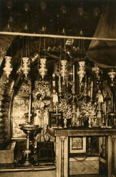 Jerusalem - Kirche des Heiligen Grabes - Golgatha, um 1918-1939