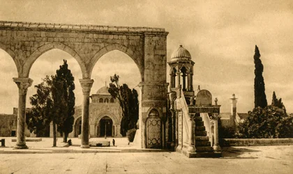Jerusalem - Moschee El-Aksa, um 1918-um 1939