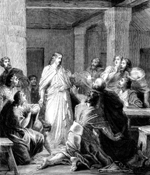 Jesus Christus erscheint seinen Jüngern nach seiner Auferstehung