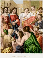 Jesus vor Pilatus, Mitte des 19. Jahrhunderts