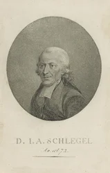 Johann Adolf Schlegel 1721-1793, um 1800