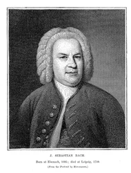 Johann Sebastian Bach 1685-1750, deutscher Komponist und Organist, 1746